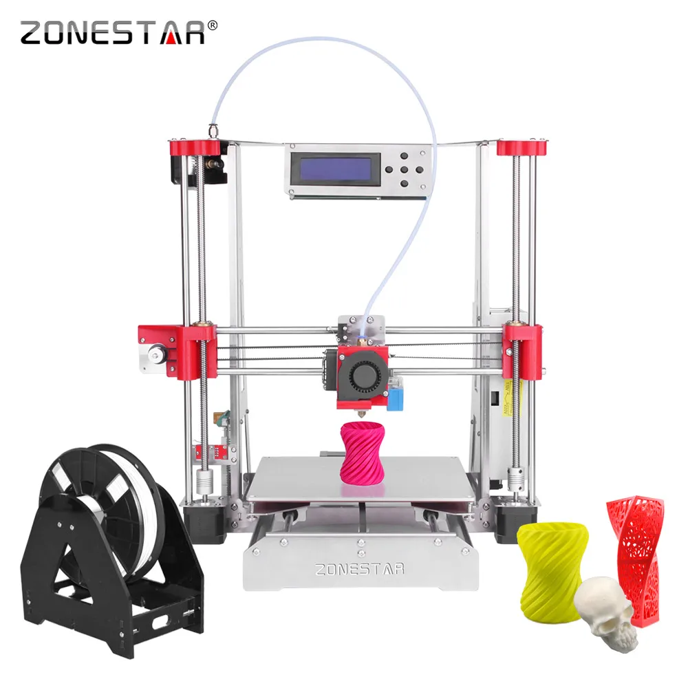 ZONESTAR P802Q i3 металлический FDM 3d принтер DIY набор поддержка автоматического выравнивания обновление Высокая точность с 0,5 кг PLA нити