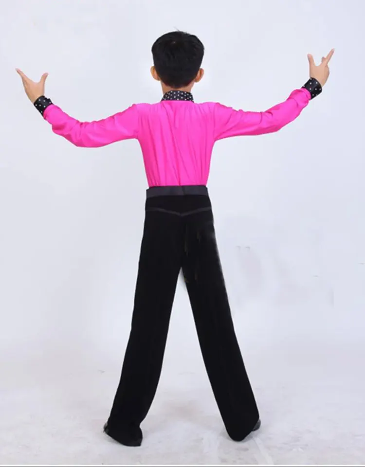 Детские костюмы для мальчиков латиноамериканских танцев ча-ча школьные классные