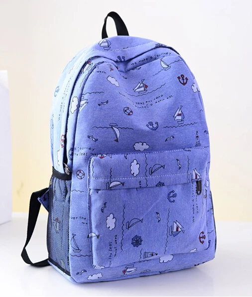 Женский холщовый рюкзак с принтом stacy повседневные дорожные сумки для девушек