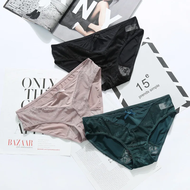 SP & городская мода женское нижнее белье прозрачные бесшовные с бантом|Женские