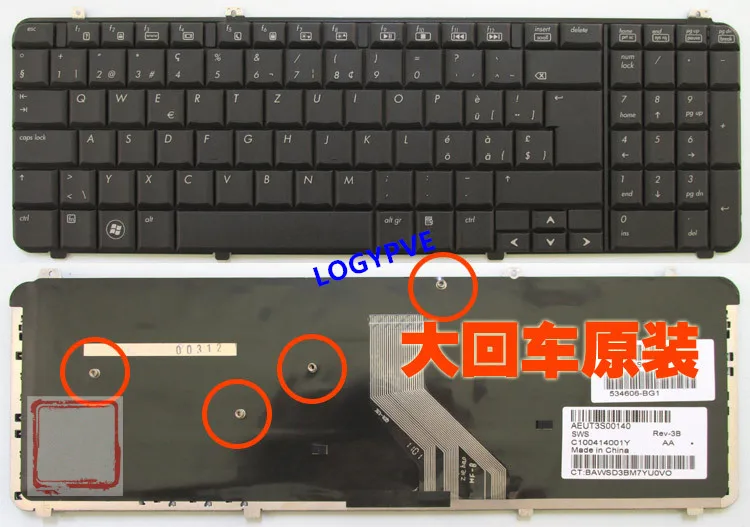 Клавиатура для ноутбука HP Pavilion DV6 DV6T 1000 1200 1100|Клавиатуры замены| |