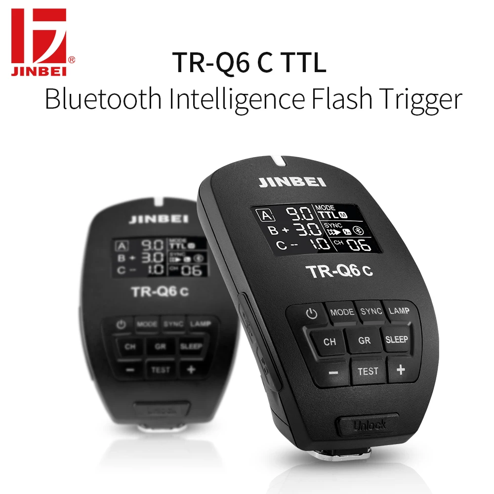 JINBEI TR-Q6 HSS 1/8000s триггер для Canon 2,4G беспроводной Радио Студия Вспышка ttl передатчик фото освещение пульт дистанционного управления