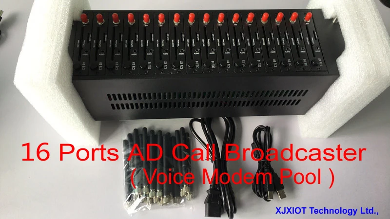 

xjx Advertising Call Broadcaster Modem Pool ! Great Innovative ! Send VOLUME AD Call ( Voice ) ! 16 ports Call Modem