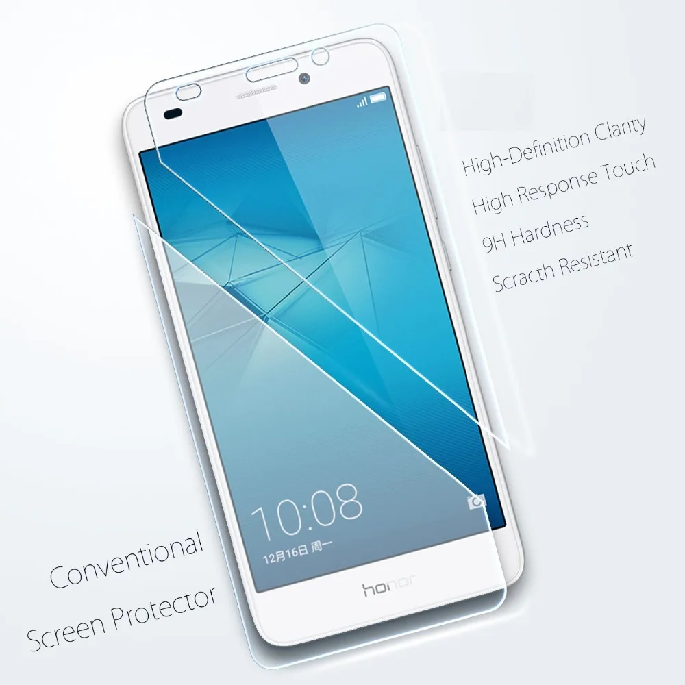 Закаленное стекло 9H для Huawei Honor 5C GT3 7Lite ультратонкая защита экрана 5 2 дюйма
