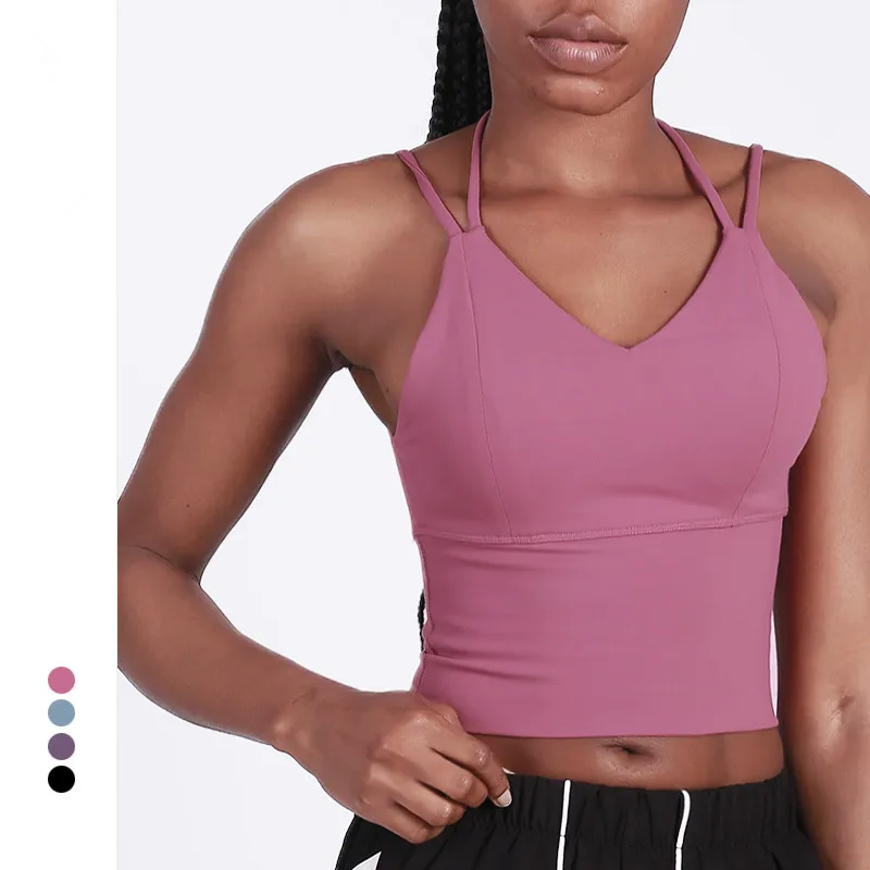 Женский жилет с подтяжками без рукавов майка для тренировок в тренажерном зале