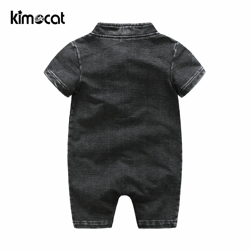 Kimocat Детский комбинезон для новорожденных весна осень имитация ковбоя одежда