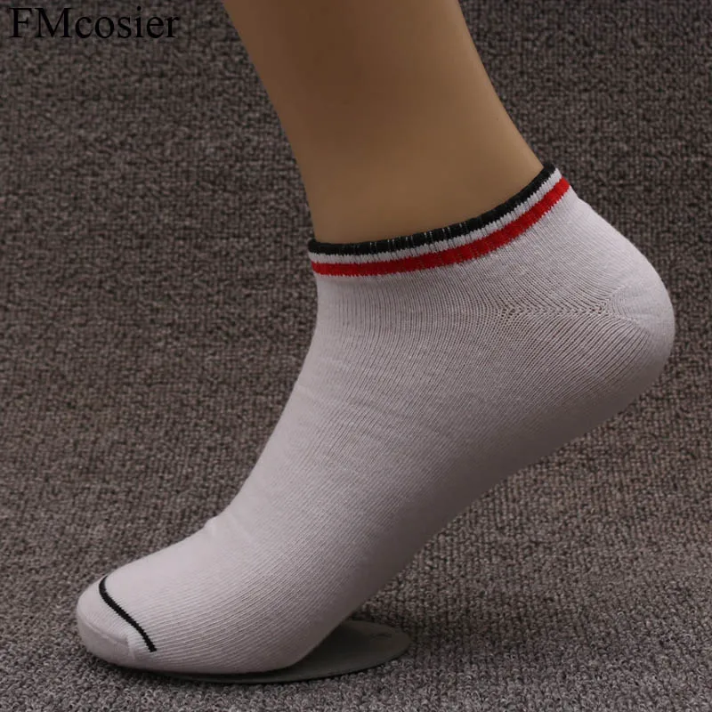 Носки мужские короткие из размера плюс хлопка белые черные 10 пар | Мужская одежда