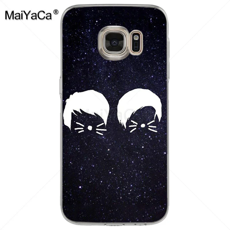 Чехол для телефона MaiYaCa DAN AND PHIL CAT WHISKERS Аксессуары samsung galaxy s7 s6 edge plus s5 s9 s8 |