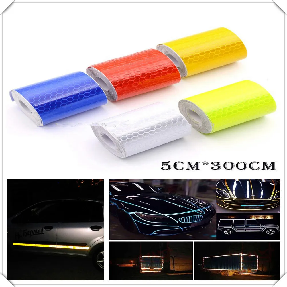 

Car Reflective bike Adhesive Sticker Warning tape Film for Land Rover RangeHSE SC Sports version Freelander 2 3.2