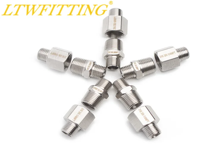 LTWFITTING Value упаковка нержавеющая сталь 316 фитинг для труб 3/8 дюйма Женский x 1/4