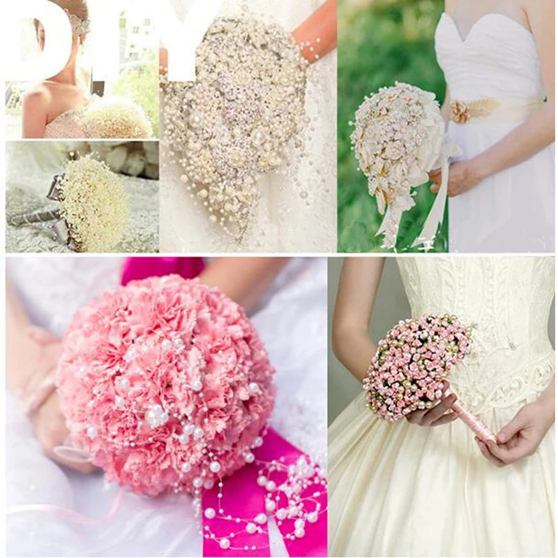

5 M/bag Resin Pearl Exquisite Link Beads Chain Garland Flowers DIY Jewelry Accessories Wedding Christmas Party Decoration