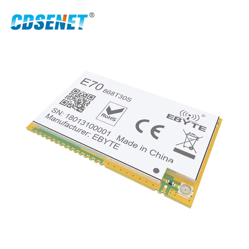 868 МГц приемопередатчик CC1310 большой диапазон IoT трансивер 1 Вт CDSENET E70 868T30S SMD Ebyte