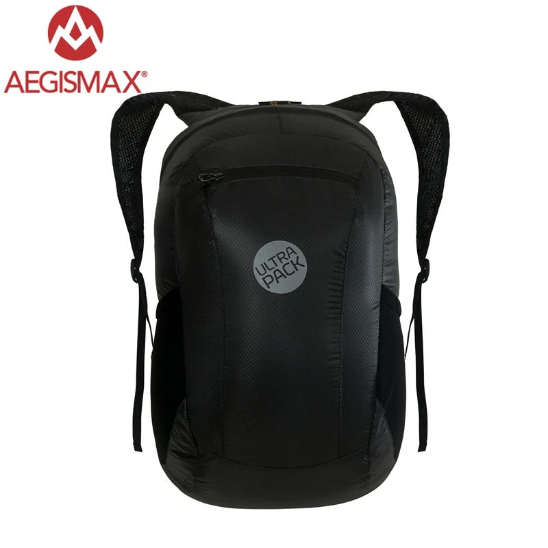 Aegismax рюкзак Сверхлегкий складной Открытый рюкзак путешествия и спорт 20D нейлон Водонепроницаемый Кемпинг Туризм сумка 18L