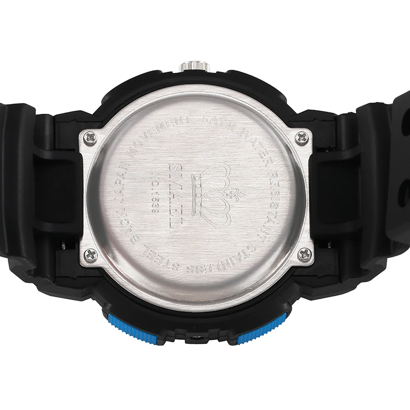 Новых Людей Прибытия Спортивные Часы SMAEL Марка Dual Time Display Ударопрочный Наручные 50