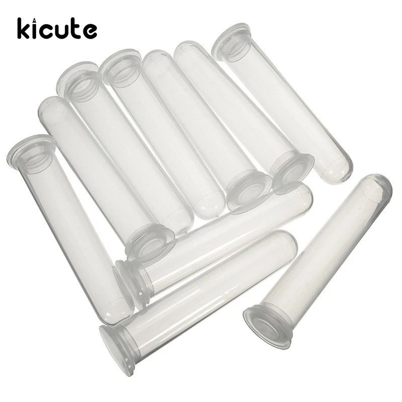 Kicute 10 шт./лот микро центрифуги пробирки прозрачный пластиковый флакон контейнер с защелкой крышкой 20 мл для лабораторных образцов