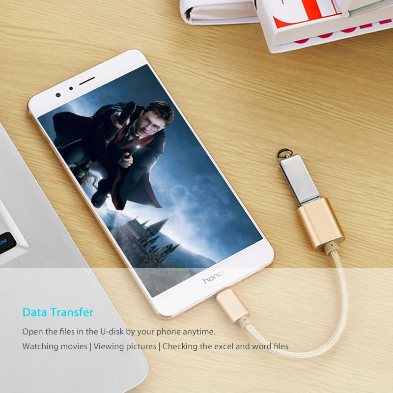 Suptec Тип C мужчина к USB OTG кабель для передачи данных 3.0 адаптер конвертер MacBook Samsung S8