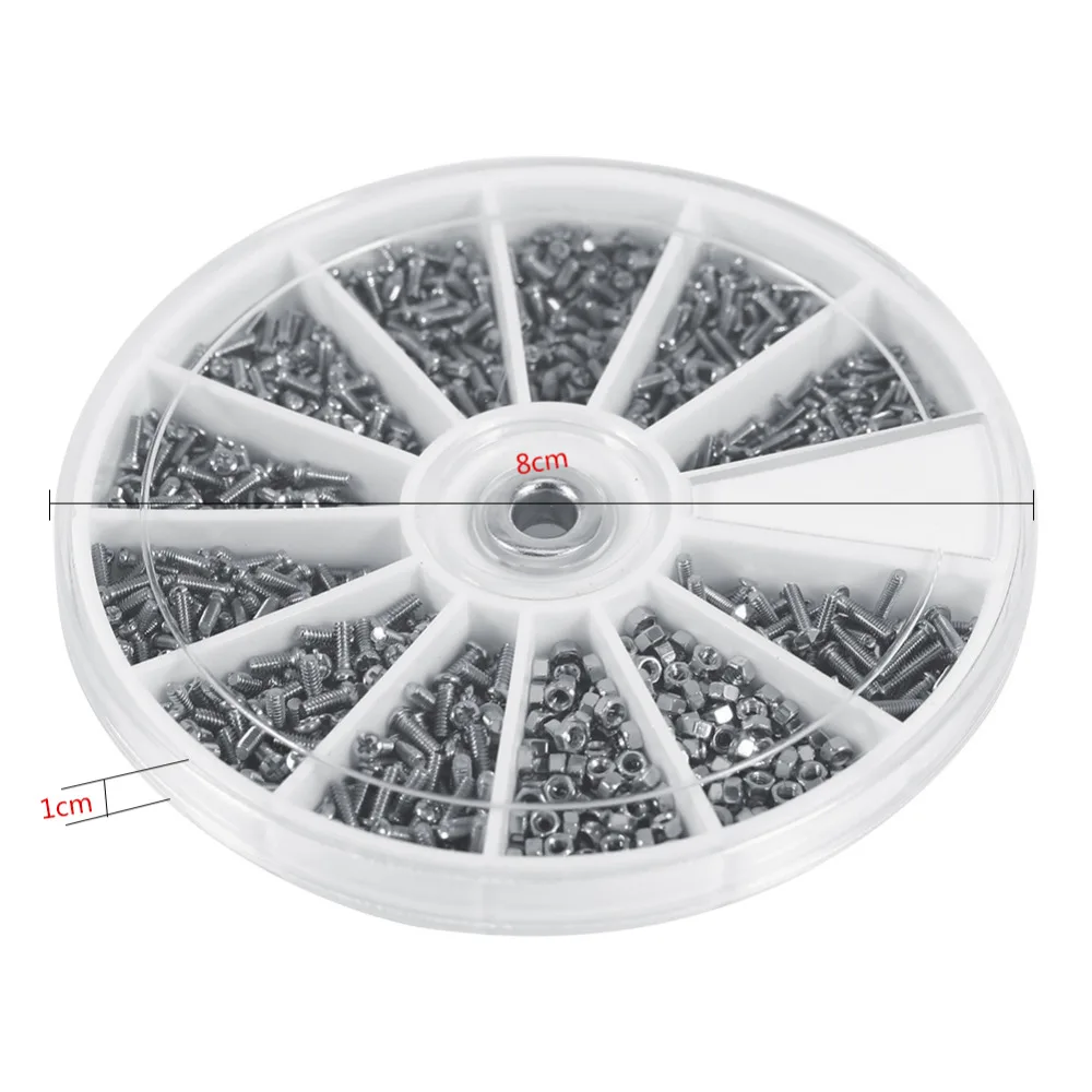 600 шт. ремонтные инструменты для часов и очков M1 M1.2 M1.4 M1.6|screw nut|screw nut assortment kitsmall screws