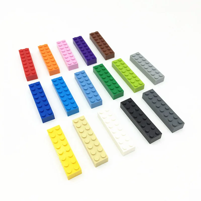 20 шт./лот MOC толстый Кирпич 2x8 Плиты строительные блоки части кирпича аксессуары diy