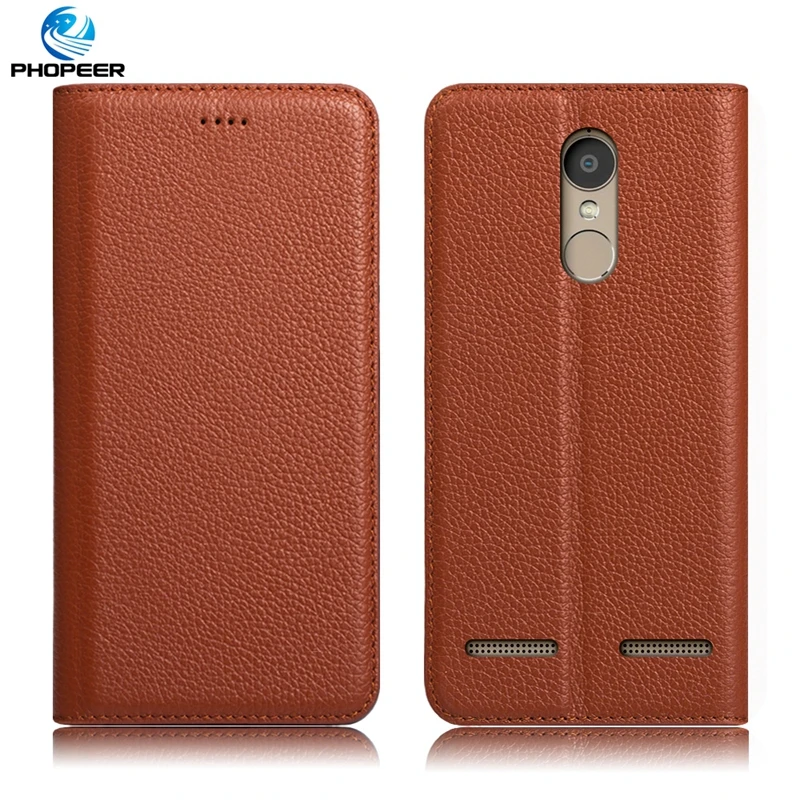Оригинальный PHOPEER Винтажный чехол из натуральной кожи для lenovo K6 Мощность