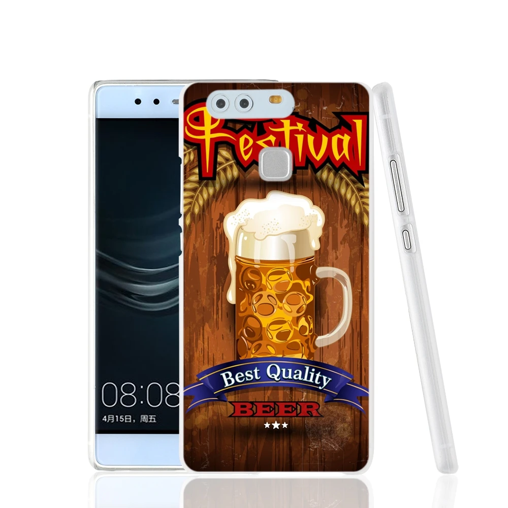 HAMEINUO крутой летний кожаный чехол со стаканом пива для телефона huawei Ascend P7 P8 P9 P10 lite