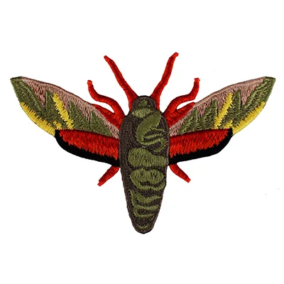 Insect F 2pc 1 комплект/6 шт. Жук Бабочка насекомые вышивка аппликация нашивки шитье для платья футболка украшенная одежда аксессуары TH768-6 - Цвет: Insect F 2pc