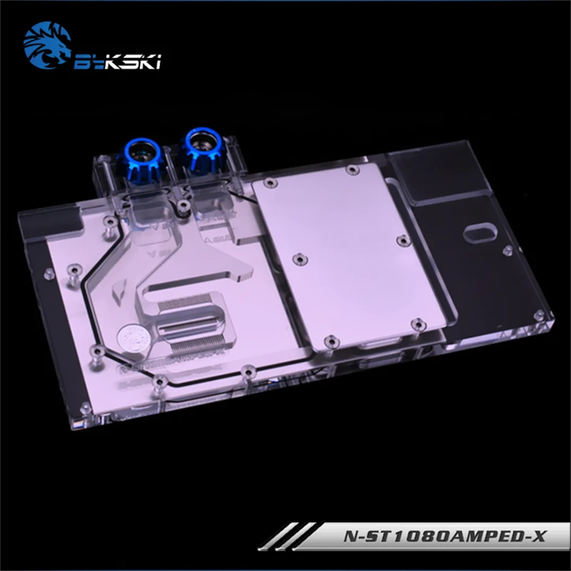 Bykski полное покрытие GPU водный блок для ZOTAC Geforce GTX 1070 1080 AMP Edition видеокарта Mobo AURA N