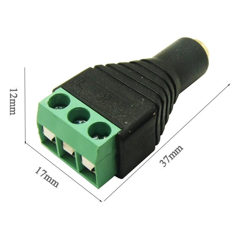 Адаптер 3,5 мм стерео гнезда на 3-контактный винтовой терминал для подключения аудио разъема 3 полюса, 10 штук, бесплатная доставка.