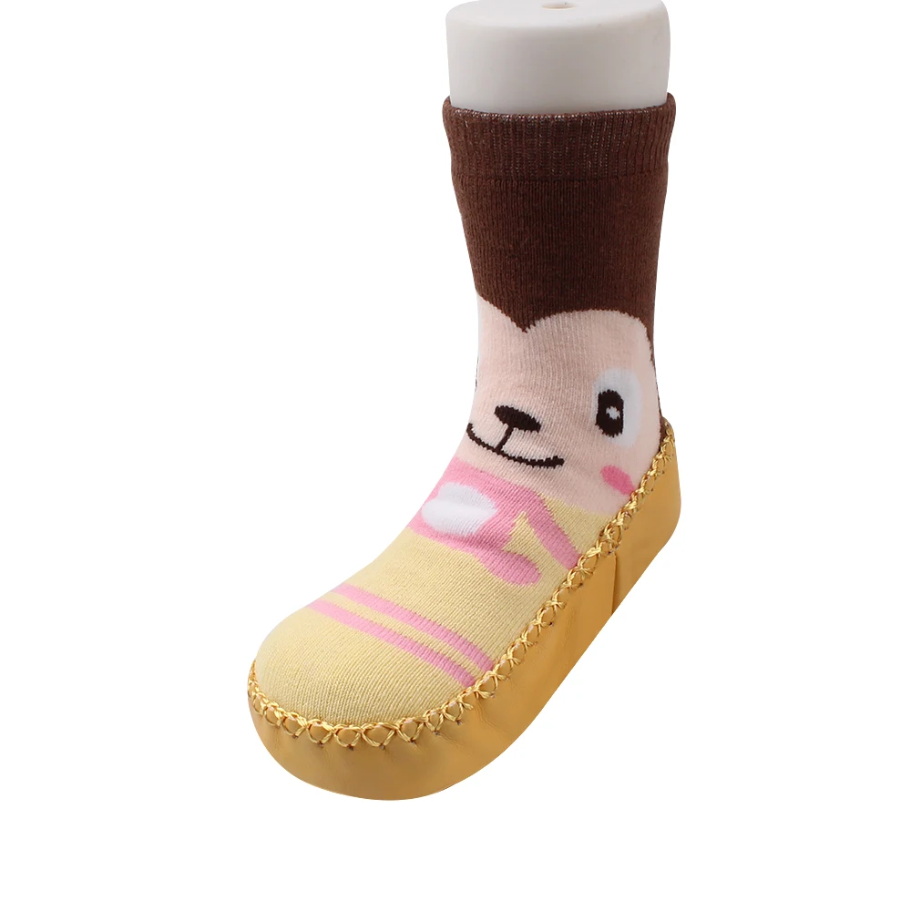 Catoon Cotton Baby Socks Anti-Slip Indoor Floor Cute Infant Toddler Girls Thick Towel For Boys Autumn | Детская одежда и обувь