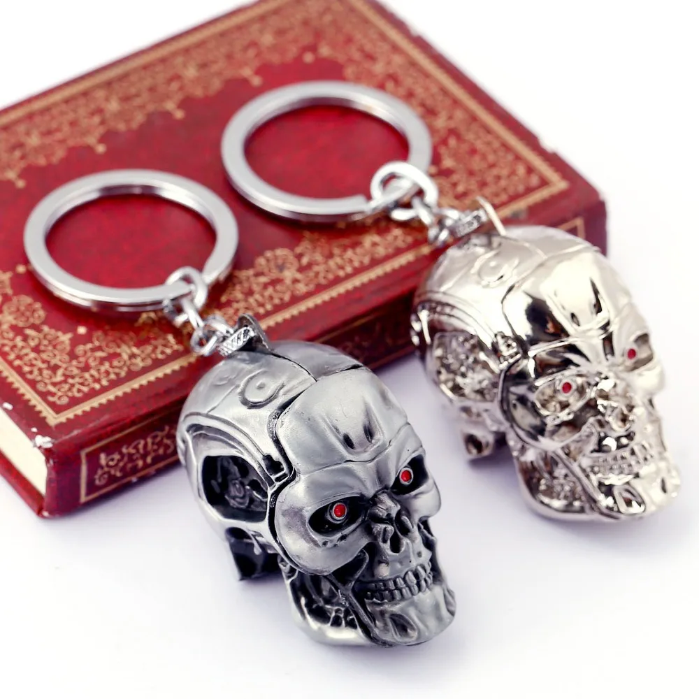 Брелок для ключей металлический 3D брелок с черепом|keychain toy|quality keychainsskull keychain |