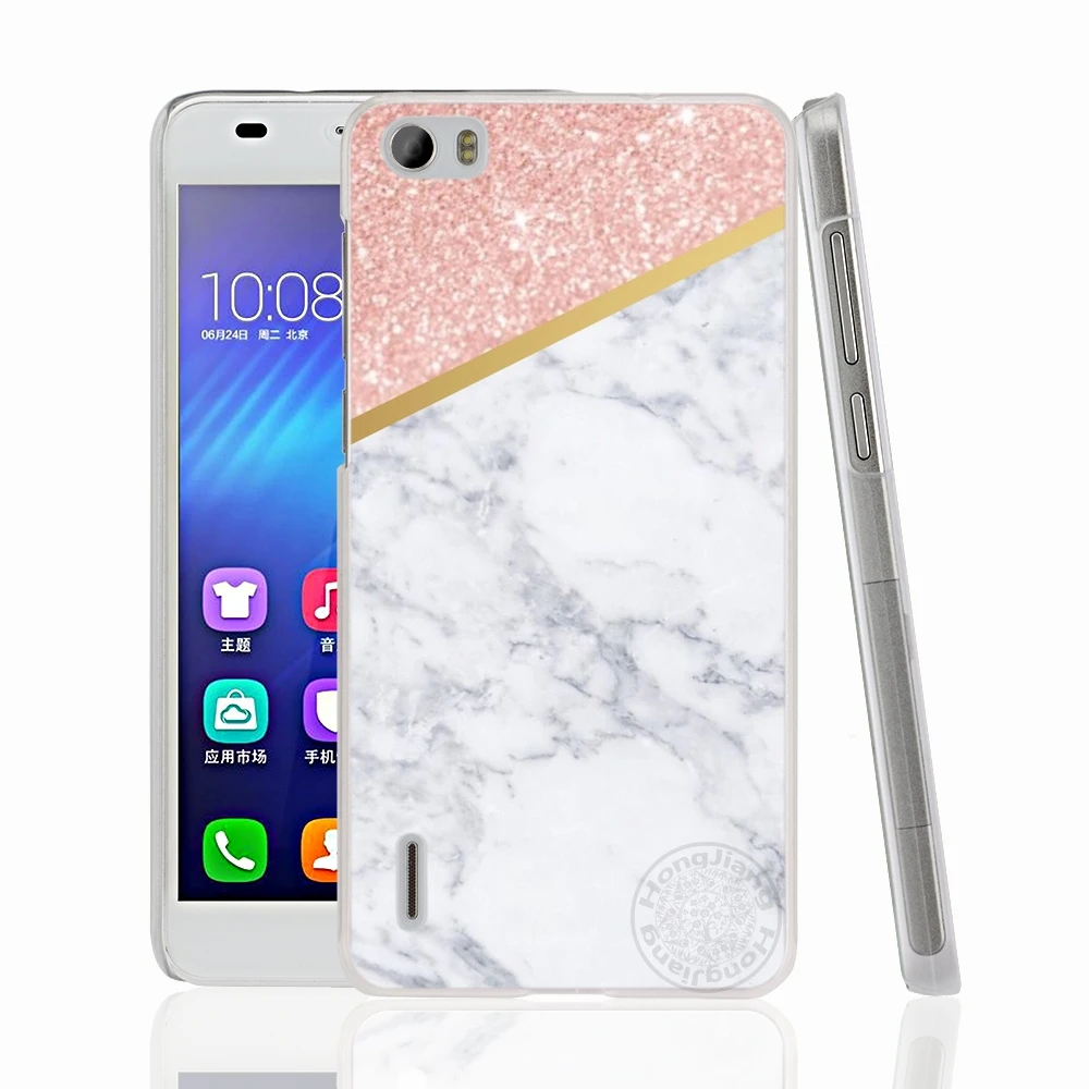 HAMEINUO новейший модный мраморный чехол для телефона huawei honor 3C 4A 4X 4C 5X 6 7 8 Y3 Y5 Y6 2 II Y560 Y7