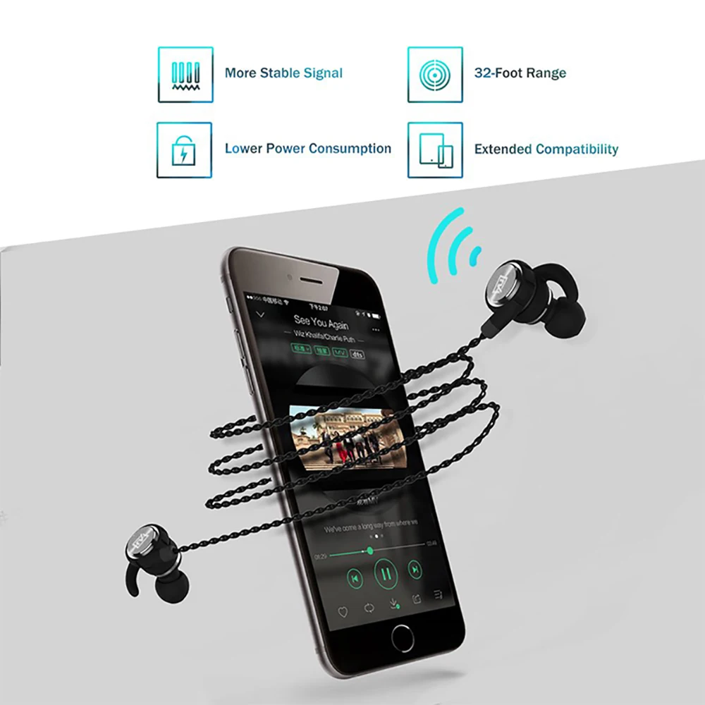 Оригинальные магнитные Беспроводные спортивные наушники Remax Bluetooth-наушники