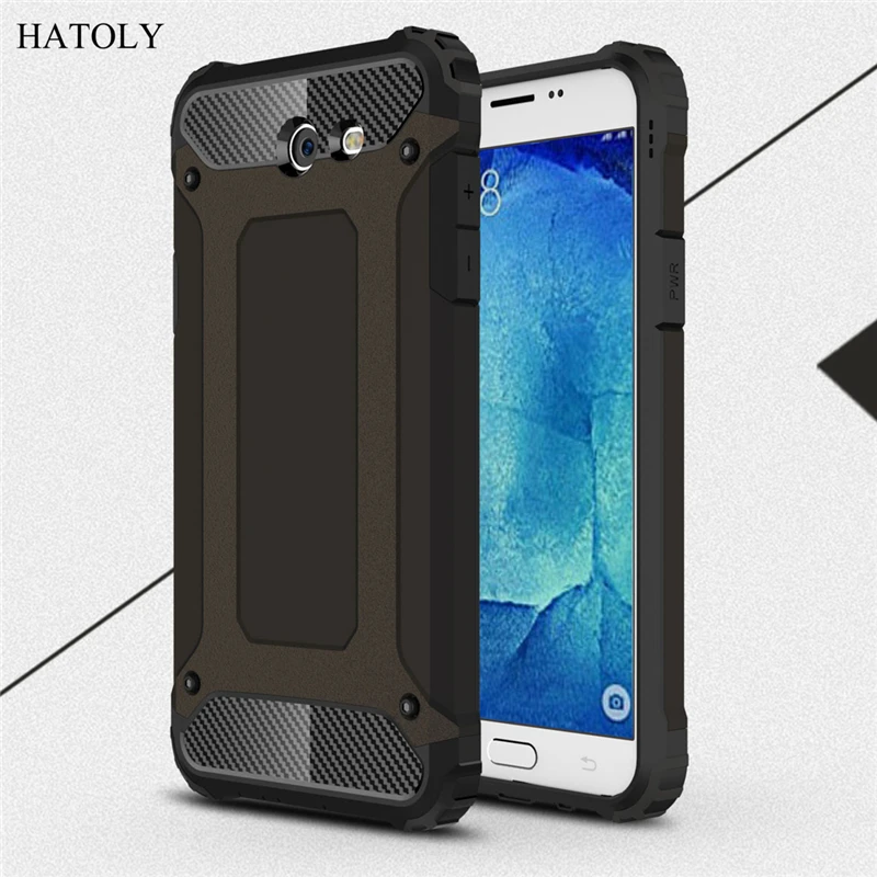 HATOLY For Coque Samsung Galaxy J7 2017 Case J727 Heavy Armor Hard Tough Cover Silicone for USA Version |