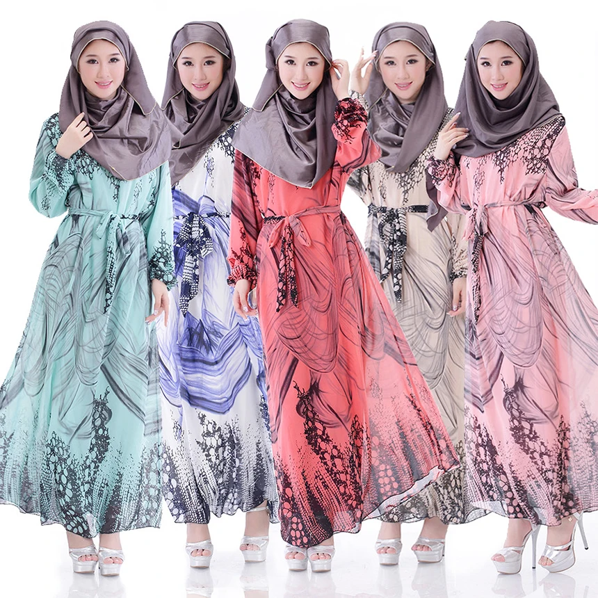 Новинка 2017 года мусульманских Абаи Исламская Мусульманской Турецкой Robe длинное