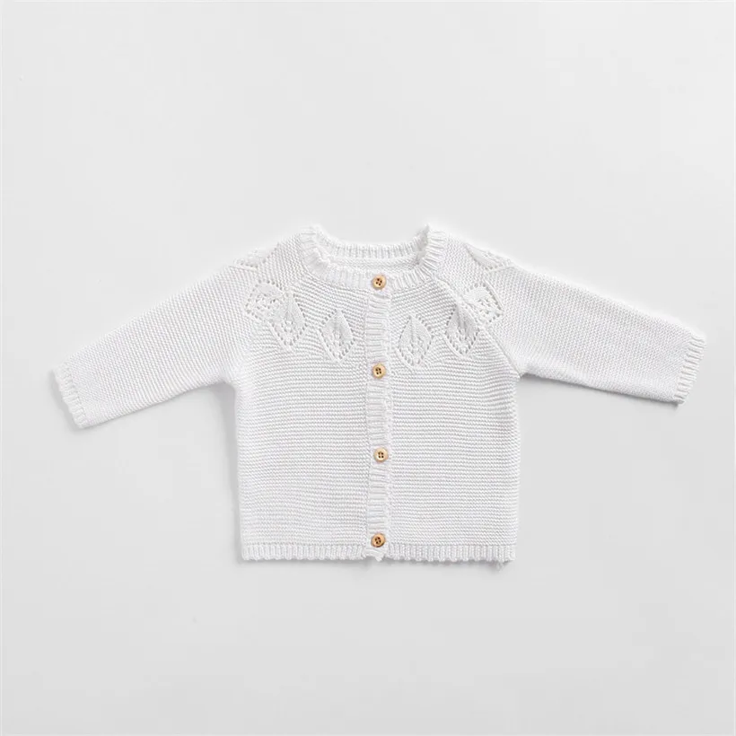Свитер для новорожденных Осенний Детский кардиган куртка и пальто хлопковая