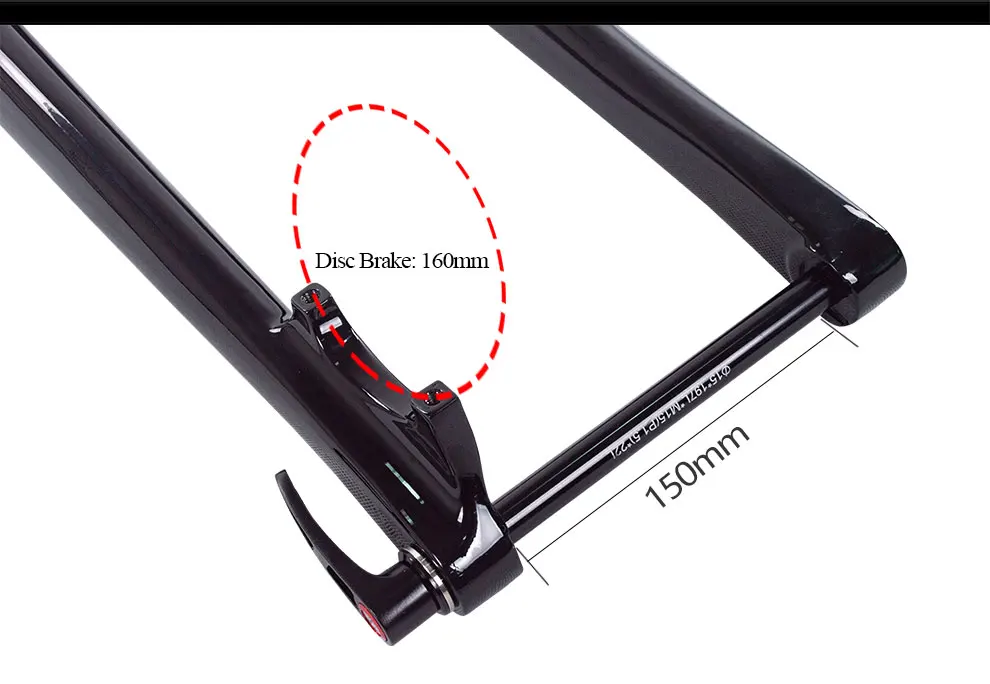 BXT передняя вилка для fat bike, передняя вилка для велосипеда 150 мм для 26er* 5,0, дисковый тормоз для шин, Пляжная вилка для снежного велосипеда
