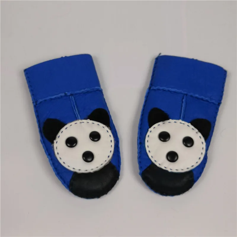 2018 зимние теплые перчатки детские из овечьей кожи меховые варежки милые