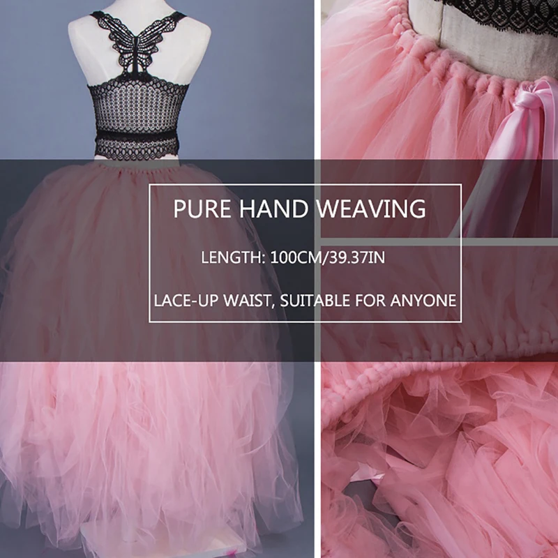 

Multi Color Handmade Free Size Adjustable More Layers Yarn tutu adult maternity skirt photography clothes for pregnant women