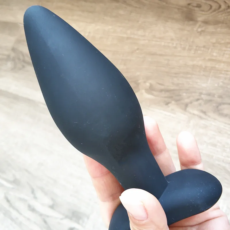 30-45mm Sexy Black Silicone Anal Plug Massage Adult Gay Sex Toys For Women Man Buttplug sexo anal butt plug erotic toys Products | Красота и