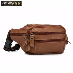 Сумка-слинг мужская, кожаная, повседневная, для путешествий, 7 дюймов, чехол для сигарет, 004