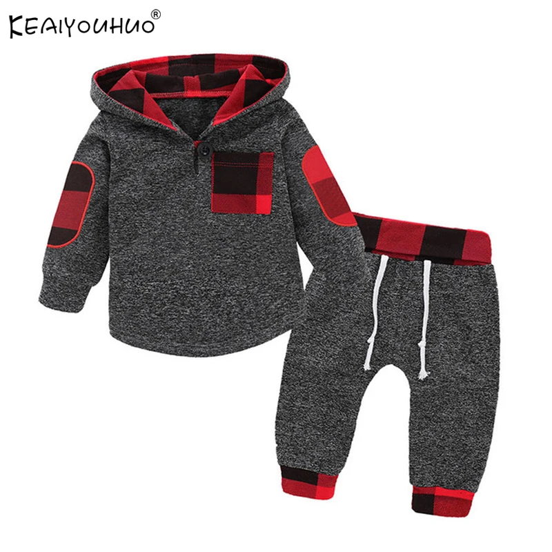 Toddler Boy Clothes Sets Newborn Baby Boys Autumn Long Sleeve Outfits Suits Costume For Kids Children Clothing 2Pcs |