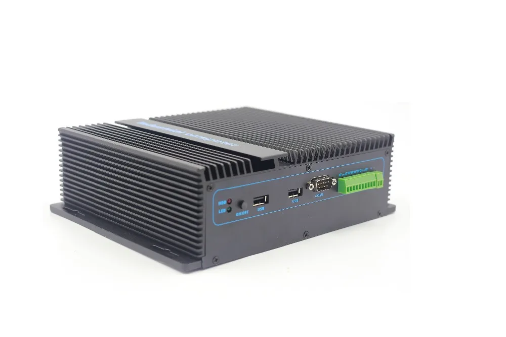 HCiPC B104 3 J1900 безвентиляторный промышленный ПК компьютер мини с любым кабелем 6COM