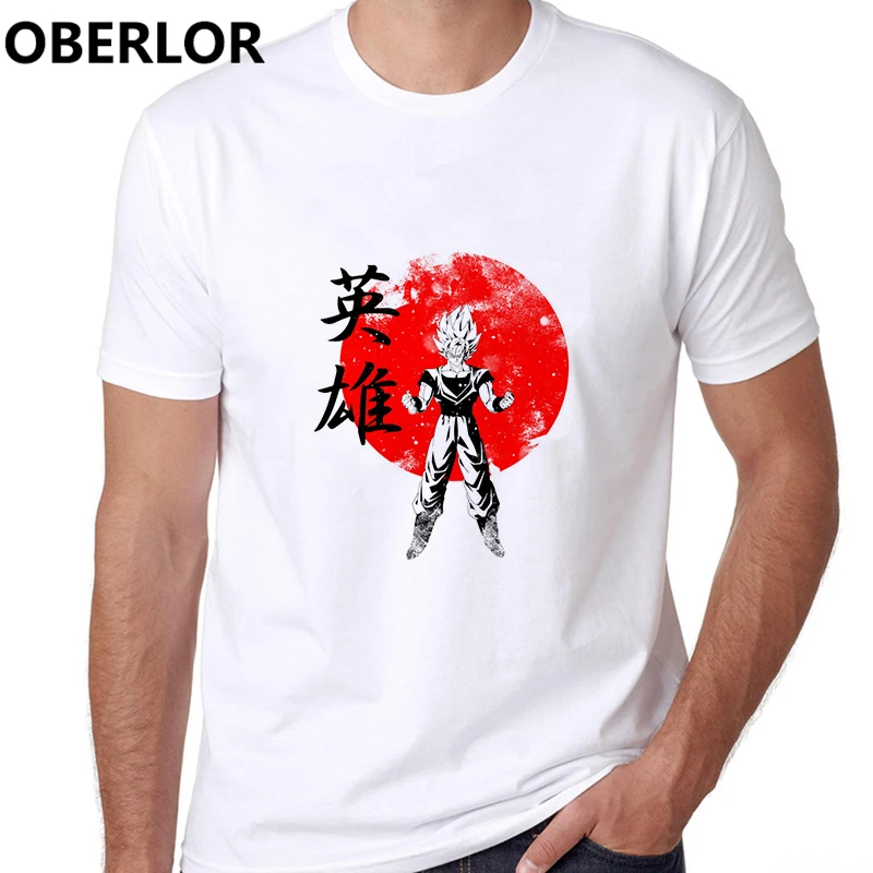 Camiseta Masculina принт Dragon Ball Z футболка Япония Аниме странные вещи хлопок Повседневная одежда Harajuku уличная футболка для мужчин