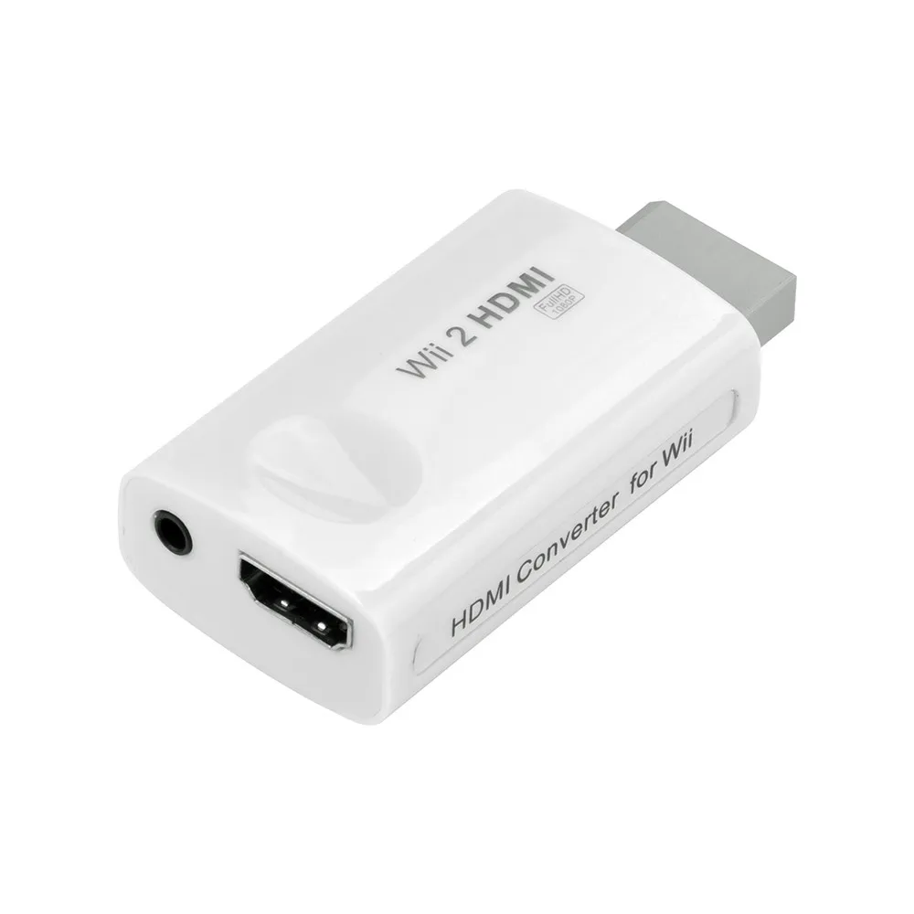 Full HD HDMI 1080P конвертер адаптер с 3 5 мм аудиовыход для Wii 2 4 3|Картридеры| |