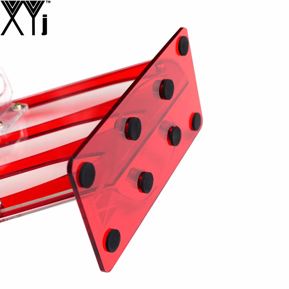 XYj Knife Holder For 3 Pieces Ceramic Knives + Peeler Red Acrylic Stand Best Kitchen Helper Hot Sale Cooking Tool Block | Дом и сад