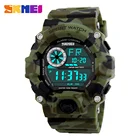 Мужские Цифровые спортивные часы S-Shock SKMEI, армейские камуфляжные многофункциональные армейские наручные часы