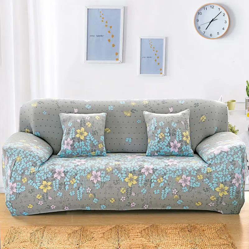 Sofa Cover-4 Винтаж хорошо тянутся чехлы для мебели эластичный диванных чехлов для гостиной диван диванные покрывала 1/2/3/4 местный секционный диван - Цвет: Sofa Cover-4