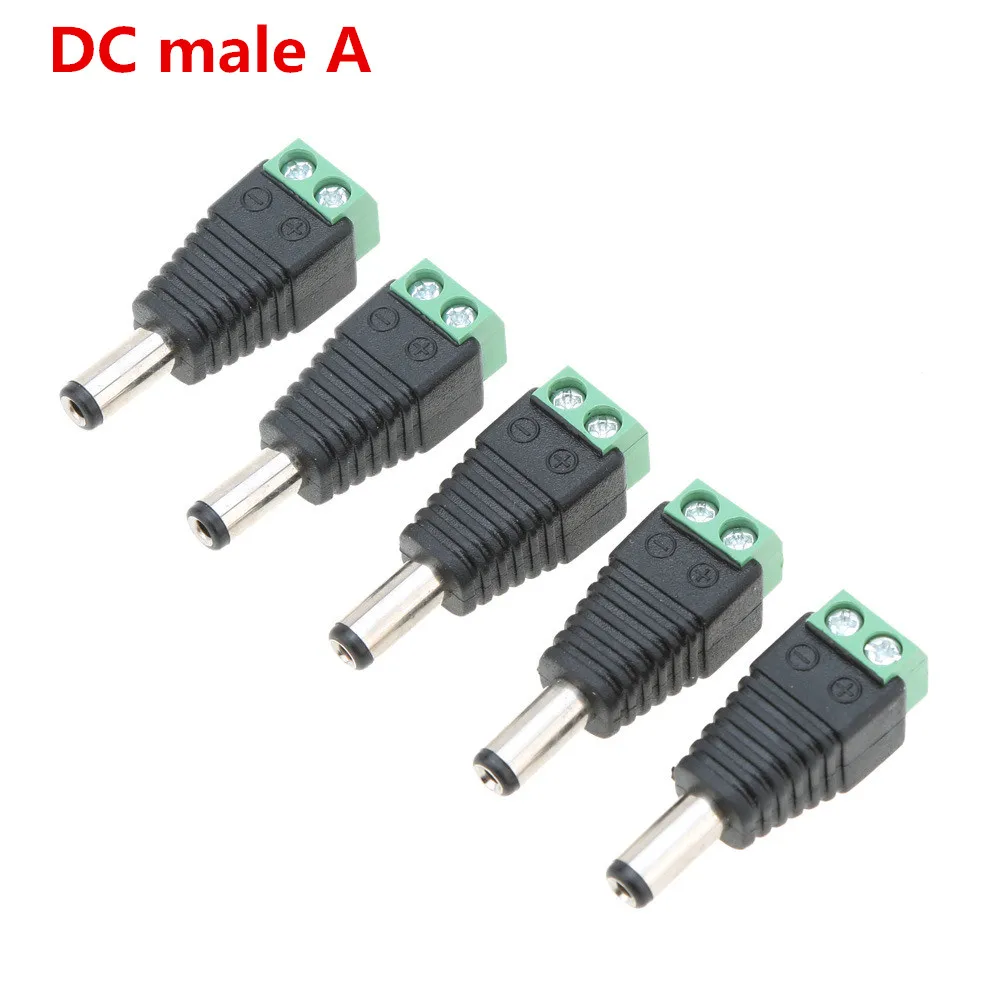 5~100pcs DC Connector for LED Strip Free Welding Adapter Male or Female connector | Лампы и освещение