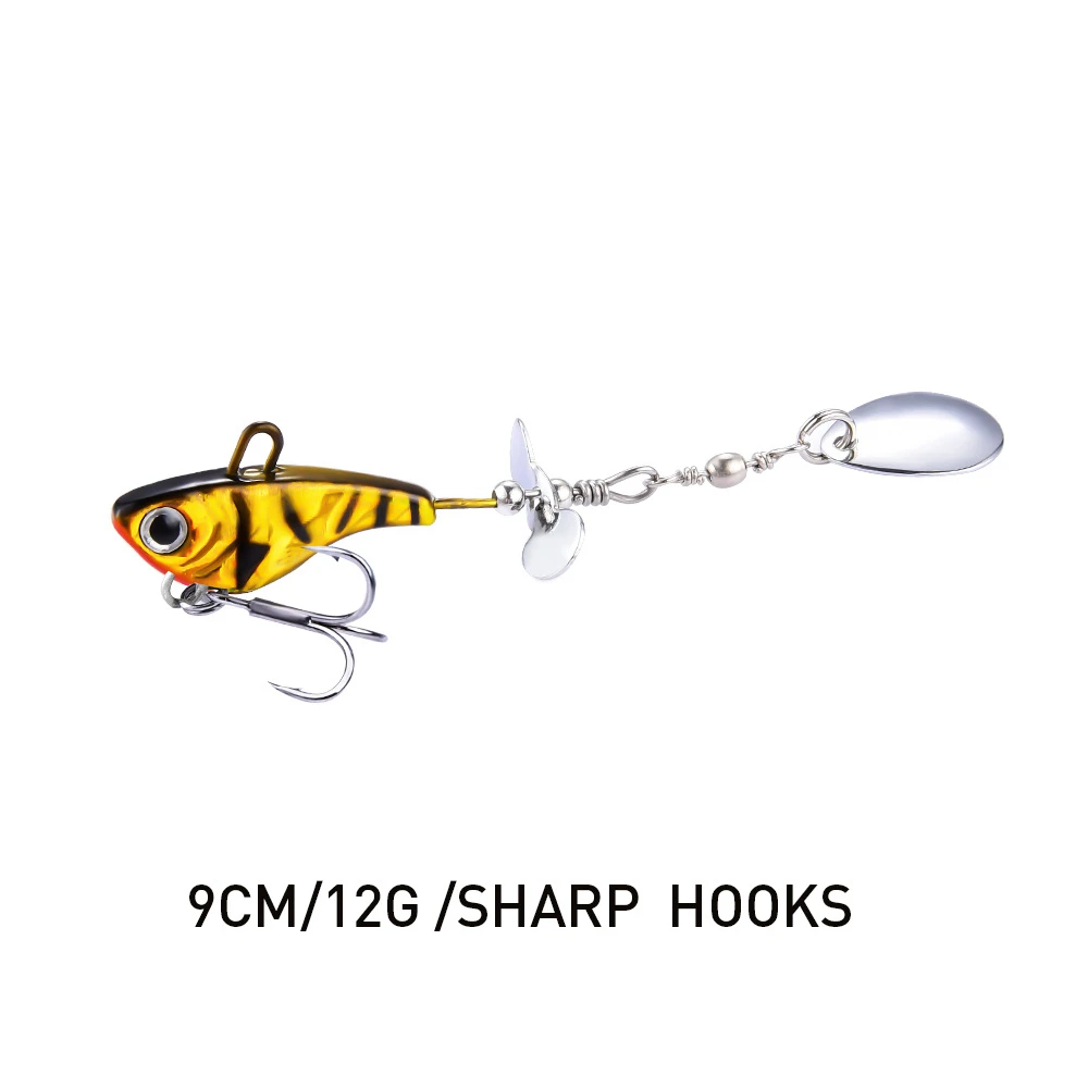 04 Fulljion VIB Спиннер, свинцовые рыболовные приманки-Воблеры, форель, ложка, воблеры, искусственная наживка isca для морской рыбалки, жесткая приманка - Цвет: 04