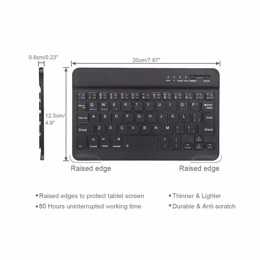 Чехол с клавиатурой для планшета samsung Galaxy Tab A 10,1 SM-T515 T510 T515, магнитный чехол с клавиатурой Bluetooth+ пленка+ ручка