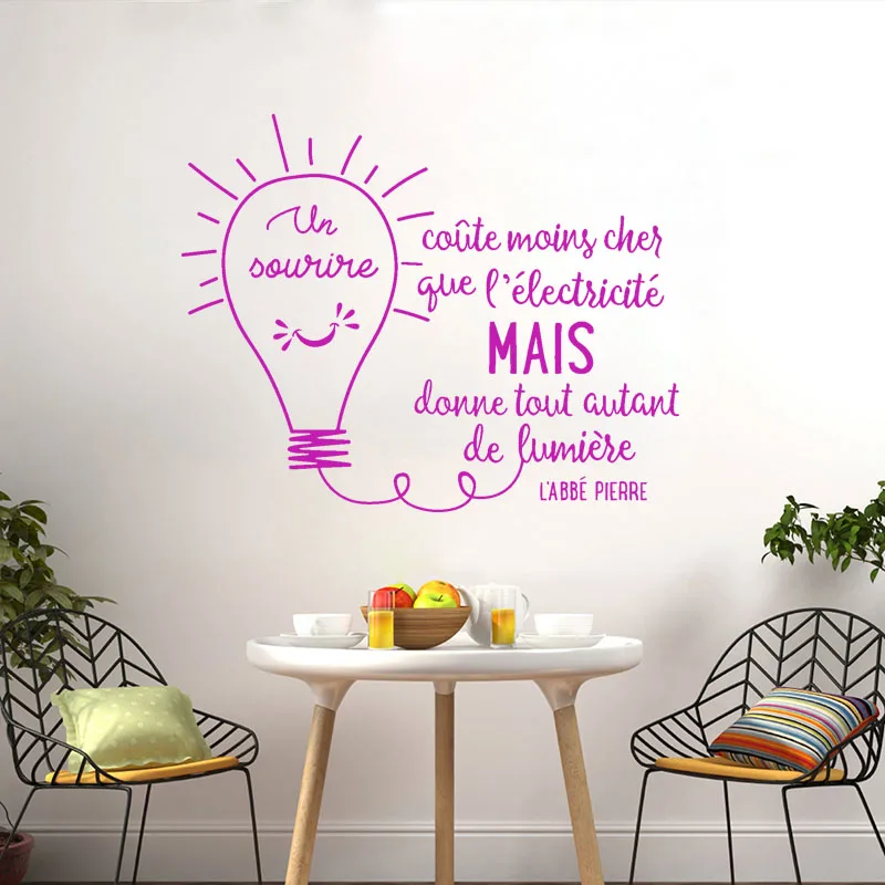 Настенные Стикеры для цитации улыбка фотообои наклейки гостиной домашний декор